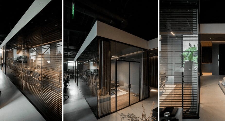 Partitii birou - usi de sticla Design Radar