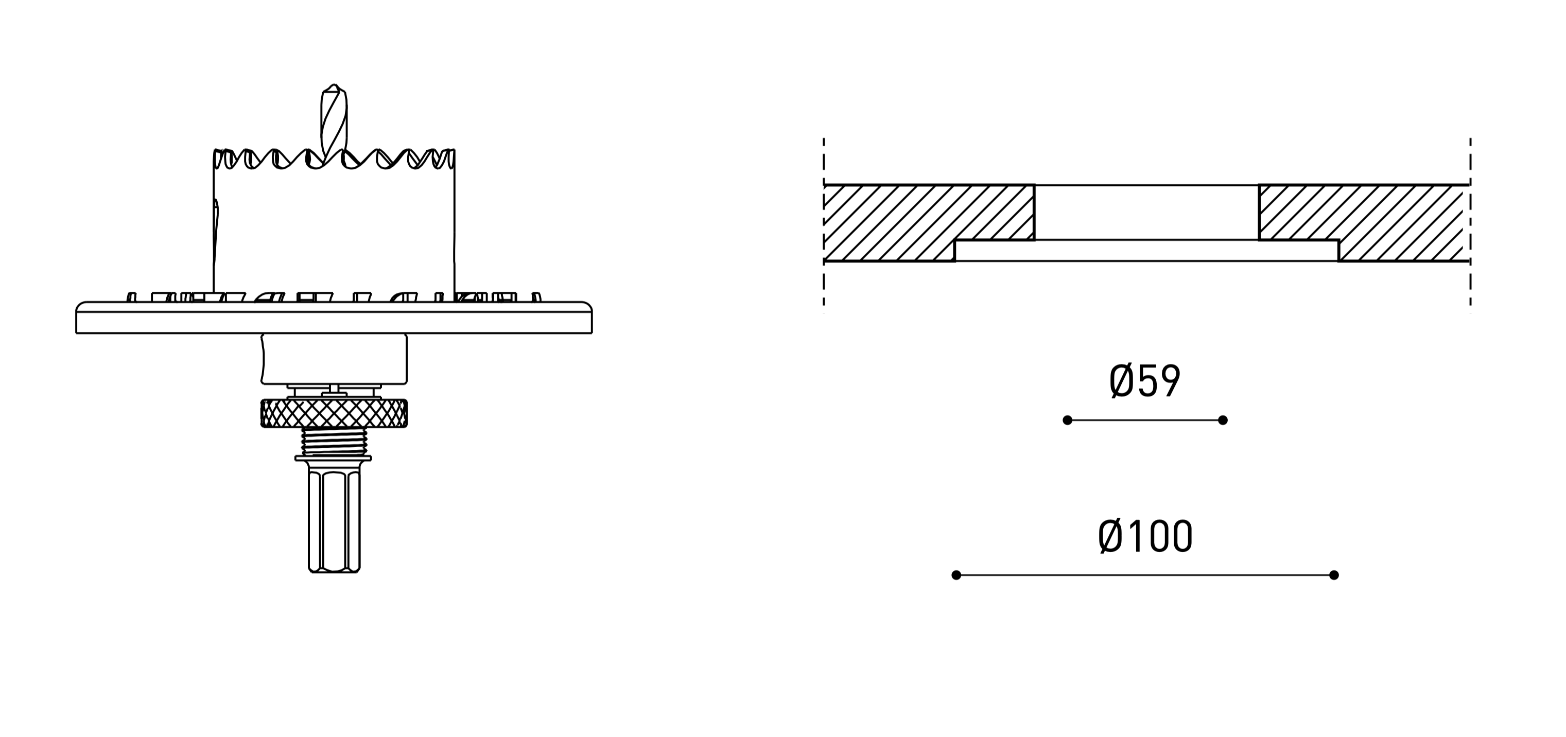 Trimless Tool D59 X D100MM