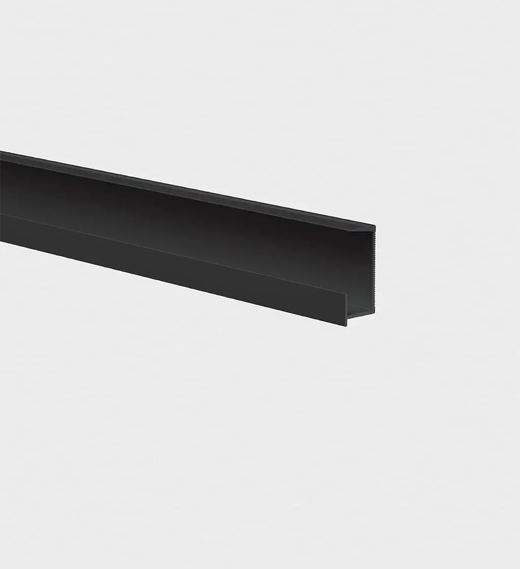 Profil Plinta Scafa Shadow Gap Novorodapie Eclipse, Negru mat, 2.5m, NLECAL1125NM